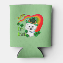 Bichon Frise St. Patricks Day Dosenkühler