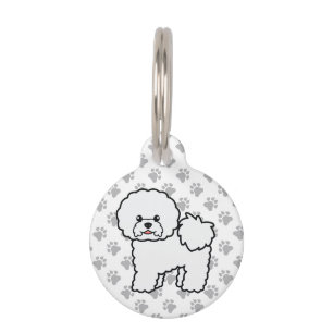 Bichon Frise Süßer Cartoon-Hund & Infos zum Hausti Haustiermarke