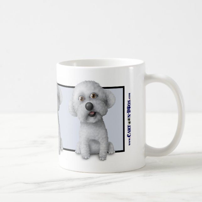 Bichon Frise Tasse (Rechts)