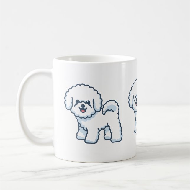 Bichon Frise Tasse (Links)