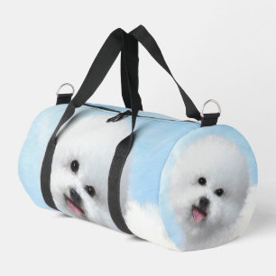 Bichon Frise Tenerife Malerei White Niedlich Dog A Duffle Bag