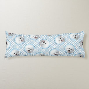 Bichon Frise Tenerife Malerei White Niedlich Dog A Seitenschläferkissen