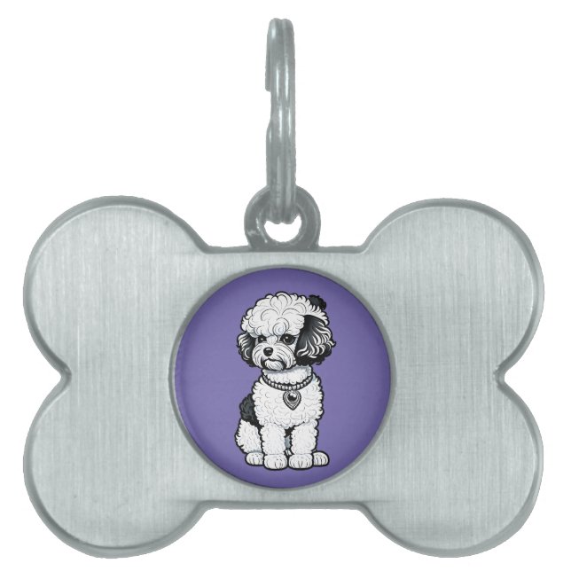 Bichon Frise Tiermarke (Vorderseite)