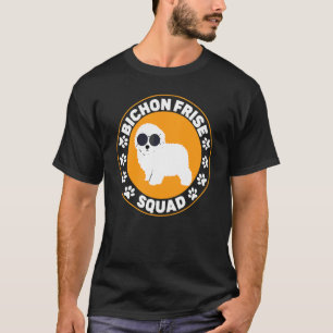 Bichon Frise-Trupp Lockenhaar Welpe Hund Hündchen T-Shirt