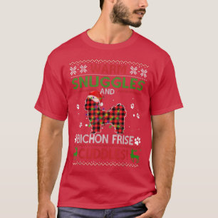Bichon Frise Ugly Christmas Sweater Xmas Pajama Do T-Shirt