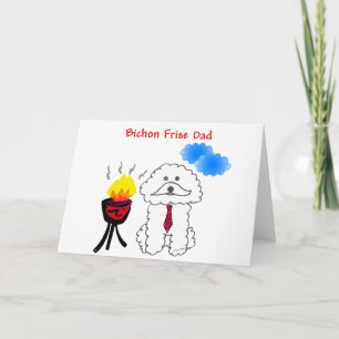 Bichon Frise Vater Card Karte