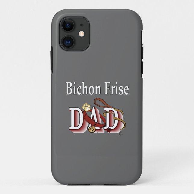 Bichon Frise Vater Case-Mate iPhone Hülle (Rückseite)