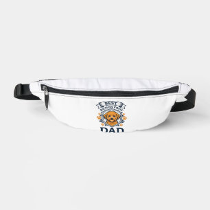 Bichon Frise Vater Einmal Hund Pfotenabdrücke Bauchtasche