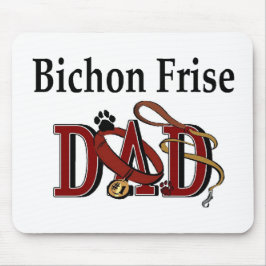 Bichon Frise Vater Geschenke Mousepad