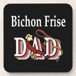 Bichon Frise Vater Getränkeuntersetzer