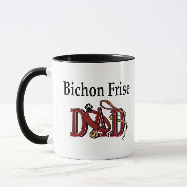 Bichon Frise Vater Tasse (Links)