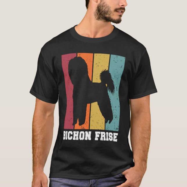 Bichon Frise Vintage  2 T-Shirt (Vorderseite)
