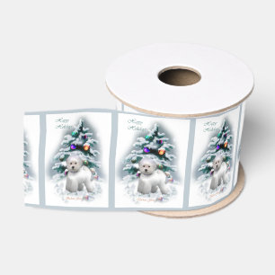 Bichon Frise Weihnachten Ripsband