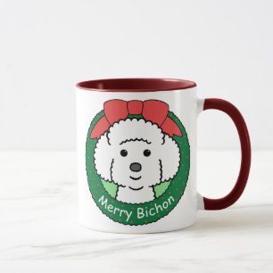 Bichon Frise Weihnachten Tasse