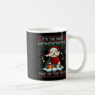 Bichon Frise Weihnachtsbaumdekorationen Hund Lover Kaffeetasse