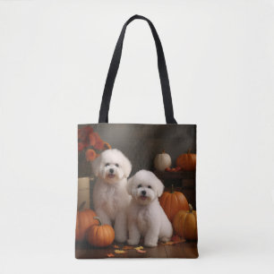 Bichon Frise Welppy Autumn Delight Pumpkin