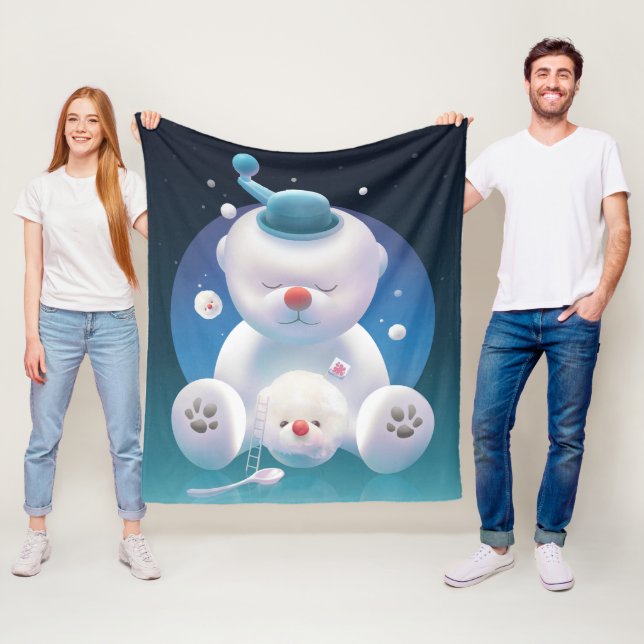 Bichon Ice Shaver Dreamland Fleecedecke (Beispiel)