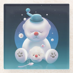 Bichon Ice Shaver Dreamland Glasuntersetzer