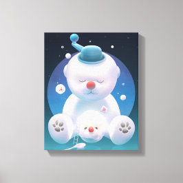 Bichon Ice Shaver Dreamland Leinwanddruck