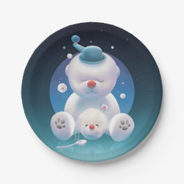 Bichon Ice Shaver Dreamland Pappteller