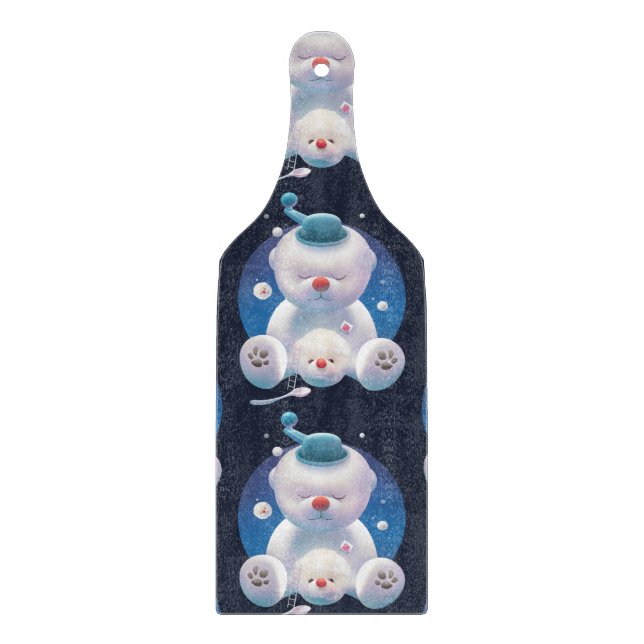 Bichon Ice Shaver Dreamland Schneidebrett (Vorderseite)