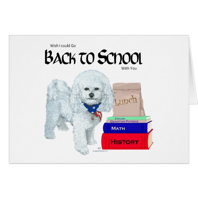 Bichon kehrt zur Schule zurück (Vorderseite (Horizontal))