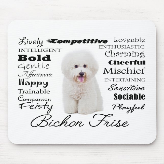 Bichon Traits Mousepad (Vorne)