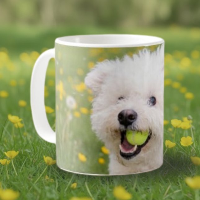 Bichon und Ball Löwenzahntage Kaffeetasse (Von Creator hochgeladen)
