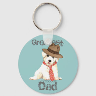 Bichon Vater Schlüsselanhänger