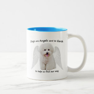 Bichons sind Engel-Tasse Zweifarbige Tasse