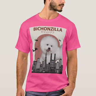 Bichonzilla - Riesenbichon-Frise-Hundmonster T-Shirt