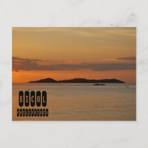Bicol Beach auf den Philippinen Postkarte