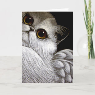 BICOLOR ANGEL PERSIAN CAT CUSTOMIZE Card Karte
