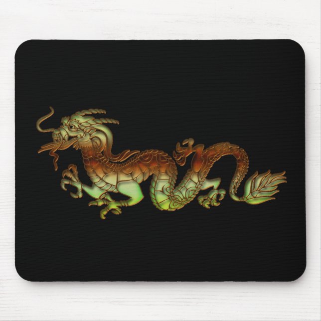 Bicolor-Drachen-Mauspad Mousepad (Vorne)