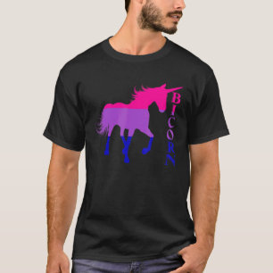 Bicorn Bisexuellen-Flagge Einhorn Lgbtq Bisexuelle T-Shirt
