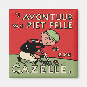 Bicycle-Abenteuer von Piet Pelle Magnet