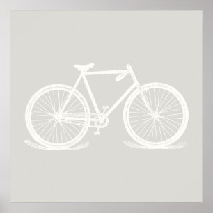 Bicycle Art CUSTOM FARBE Poster