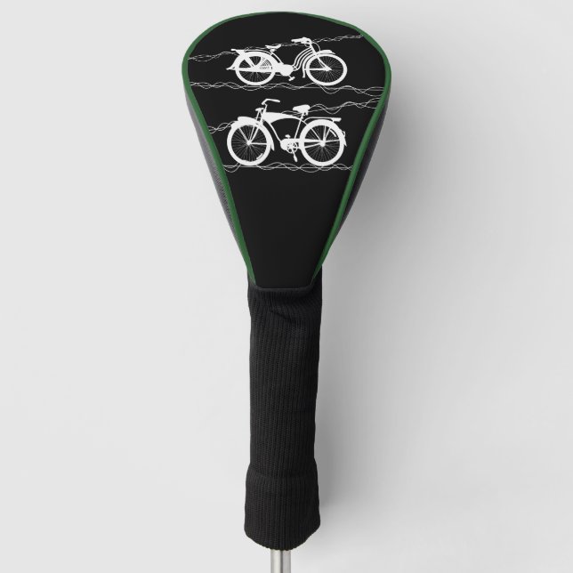 Bicycle Bicycle White Golf Head Abdeckung Headcover (Vorderseite)