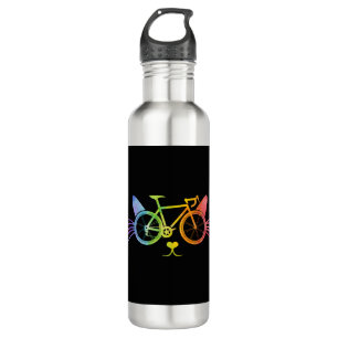Bicycle Cat Lgbt Edelstahlflasche