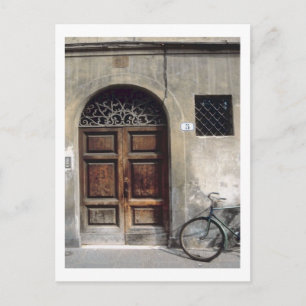 Bicycle Cycle Bicycling Cycling Italy Building Postkarte