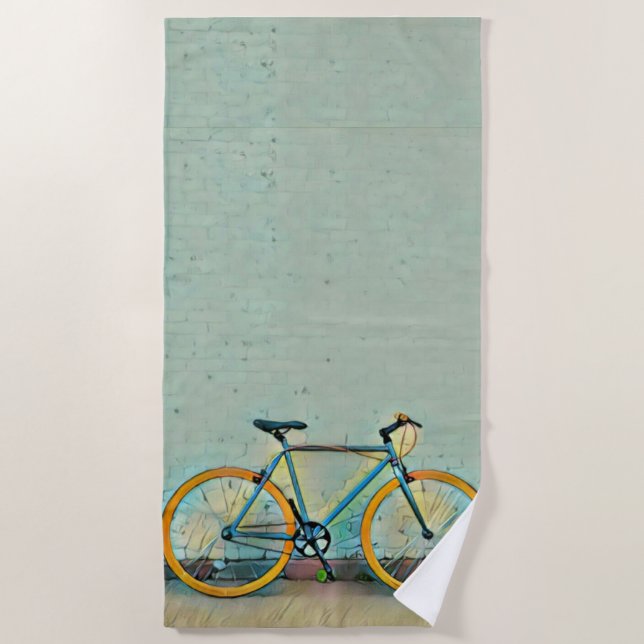Bicycle gifts for her strandtuch (Vorderseite)
