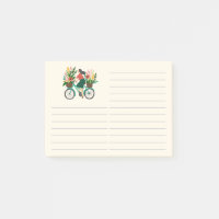 Bicycle Girl Blume Einkaufsliste