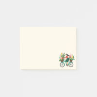 Bicycle Girl Blume Einkaufsliste