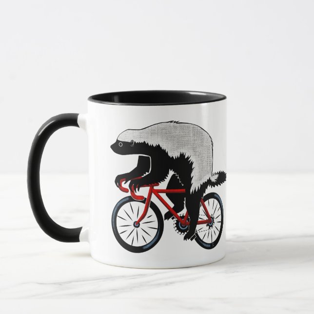 Bicycle Honey Badger Tasse (Links)