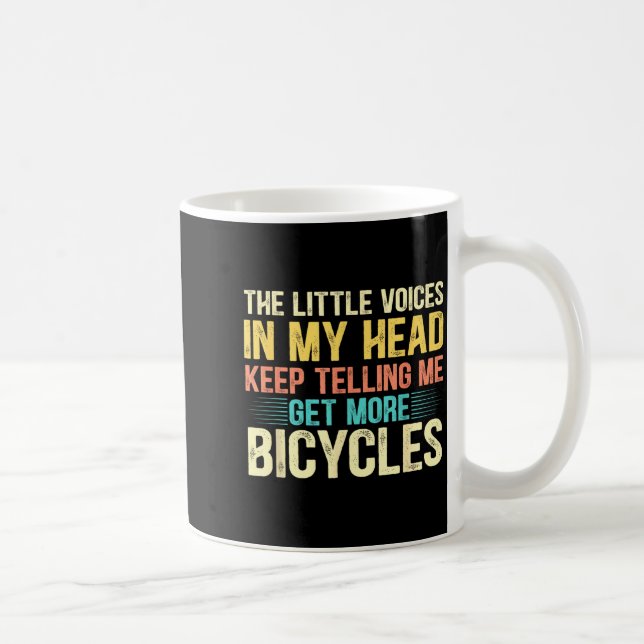Bicycle Lover Funny Quote Cycling Humor  Kaffeetasse (Rechts)