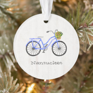 Bicycle Nantucket Family Wiedersehen Year Blume Sp Ornament