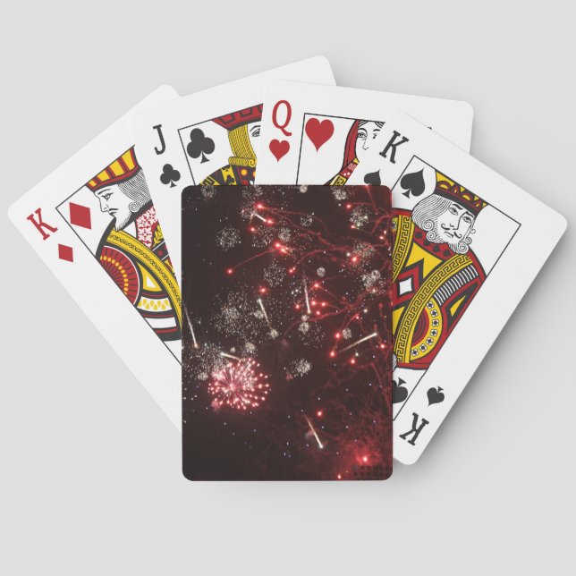 Bicycle® Poker Playing Cards - Feuerwerk Spielkarten (Rückseite)