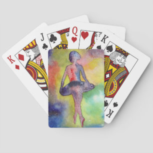 Bicycle® Poker Spielkarten Ballerina Abstrakt