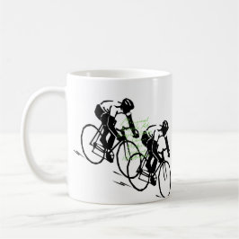 Bicycle Riding Race Art Kaffeetasse