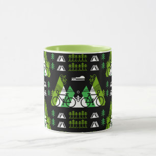 Bicycle Themed Print Tasse